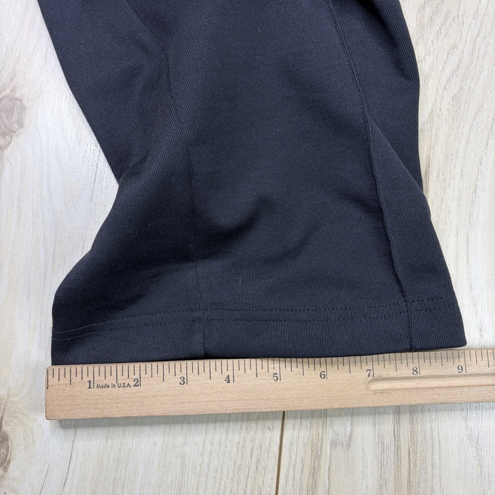 Polo By Ralph Lauren Mens Large Track Pants Big Pony Side Stripe Zip Ankle Black - Picture 9 of 13
